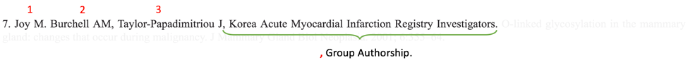 Group Authorship