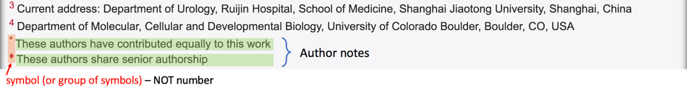 Author Notes